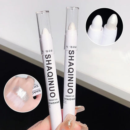 Matte & Shimmer Eyeshadow Stick – White & Silver Glow