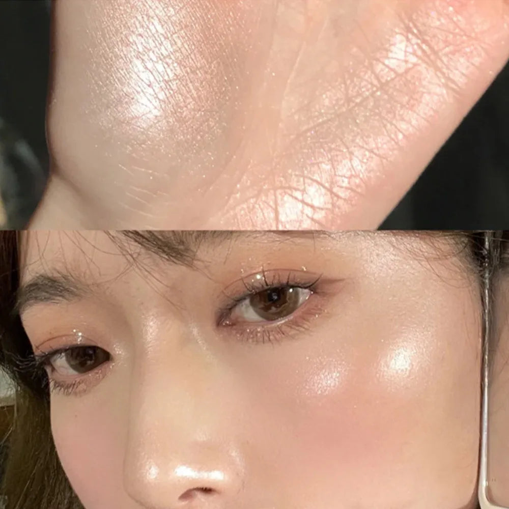 Matte & Shimmer Eyeshadow Stick – White & Silver Glow